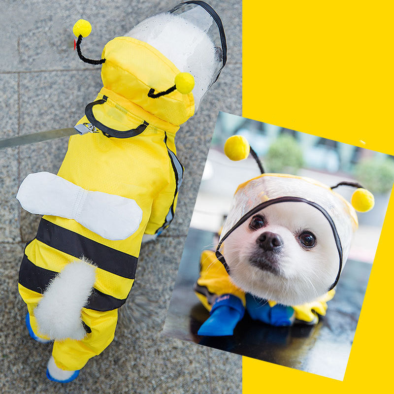 Buzzy Bee Puppy Poncho