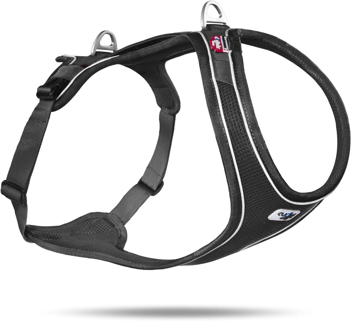 Curli Belka Adjustable Dog Harness — Choke-Free Reflective Step-In Vest for Large Dogs