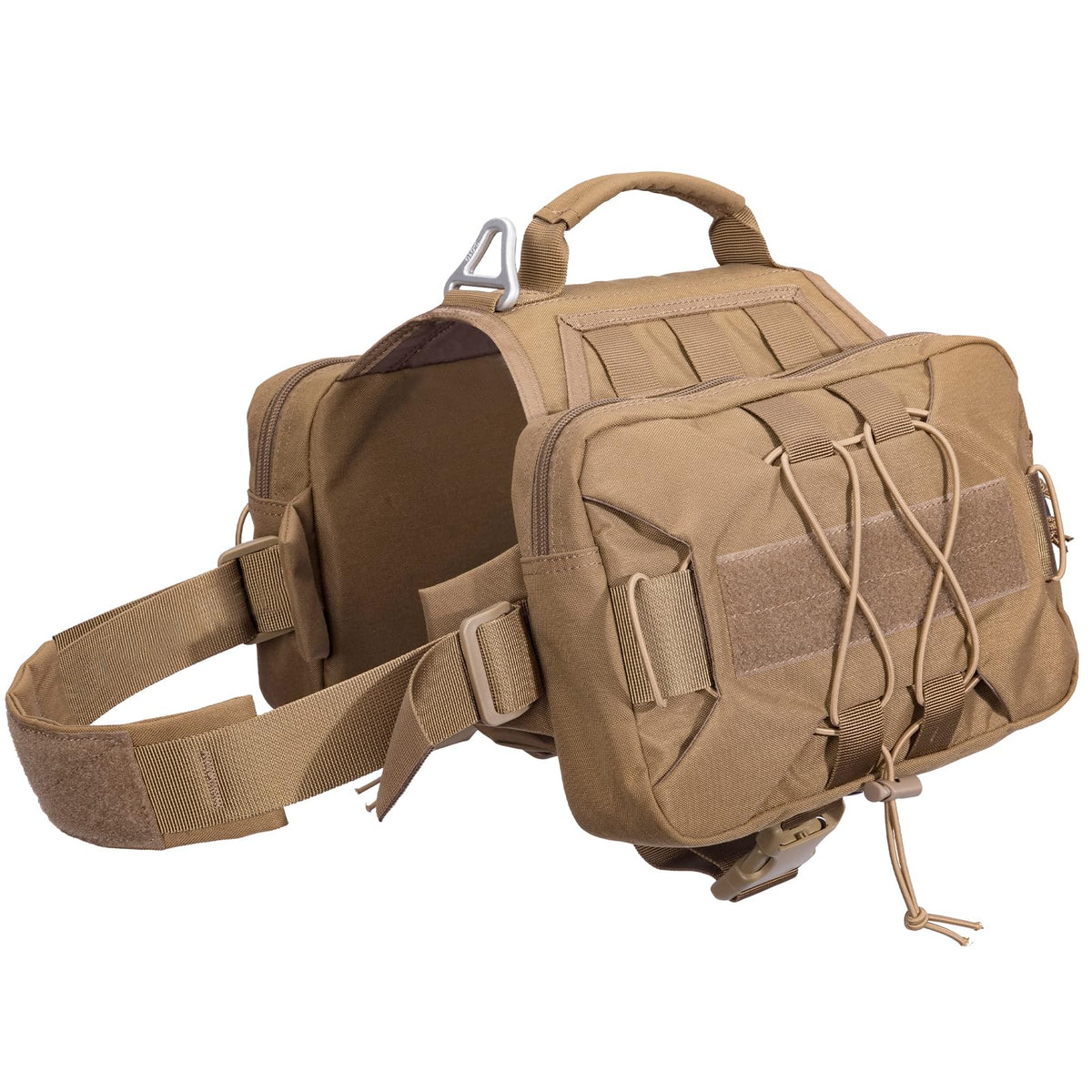 Dog Saddle Bag Backpack — Travel & Hiking Pack for Medium & Large Dogs