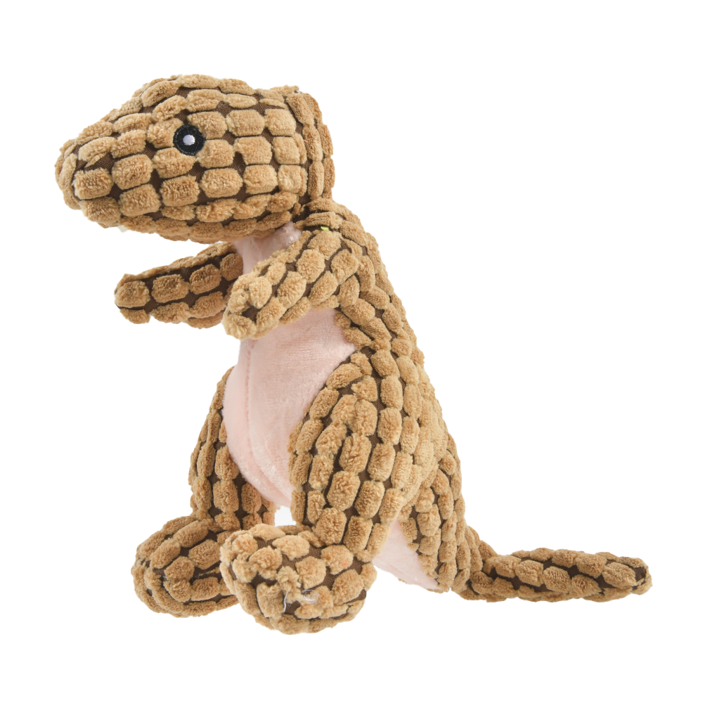 Dino Chew & Play Sound Toy for Dogs — Interactive Squeaky Dog Toy