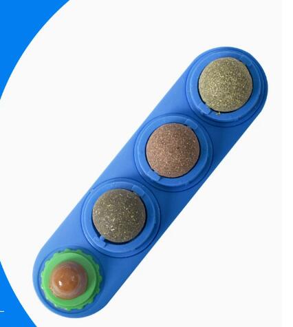 Catnip Silvervine Balls for Cats — 4 Pack Interactive Cat Toy Set
