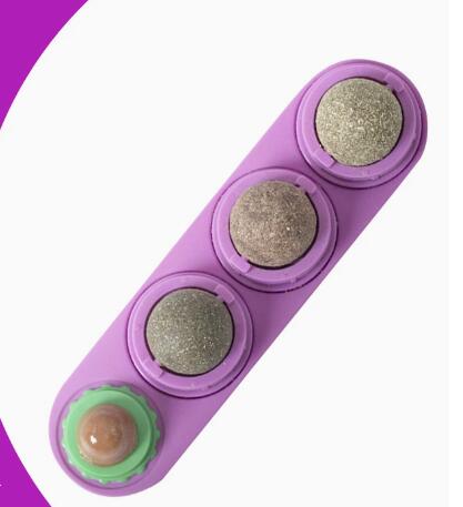 Catnip Silvervine Balls for Cats — 4 Pack Interactive Cat Toy Set